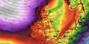 A Grã-Bretanha está se preparando para ventos gelados como uma forte corrente de jato que trará tempestades superpoderosas