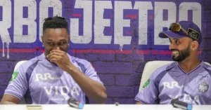 Assista: Dwayne Bravo é criticado depois de ‘duas garotas em casa’ na imprensa da KKR