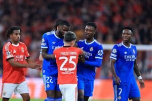 Benfica multado após incidente de abuso racial no Real Madrid em meio à investigação das alegações de Vinicius Jr