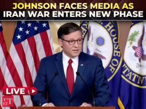 ‘Começo…’: Johnson sob pressão enquanto os EUA anunciam ataques mais duros ao Irã – vídeo do The Economic Times