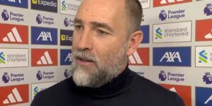 Igor Tudor tem uma entrevista estranha com a Sky Sports após o confronto do Tottenham com o Liverpool