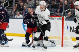 Kempe marcou na prorrogação para levar os Kings à vitória por 5-4 sobre os Blue Jackets