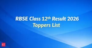 Lista dos melhores marcadores do 12º resultado da classe RBSE de 2026: Verifique todos os nomes dos artilheiros deste ano e do ano passado e como fazer download dos resultados em rajeduboard.rajasthan.gov.in