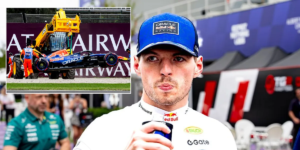 Max Verstappen ficou furioso com a queda do piloto da Red Bull e George Russell garantiu a pole para o GP da Austrália