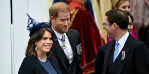 O Príncipe Harry e Meghan Markle “oferecem palavras de conforto à Princesa Eugenie”.