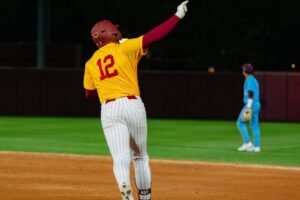 O beisebol do estado da Flórida lança um no-hitter em uma vitória por regra de corrida sobre Bethune-Cookman