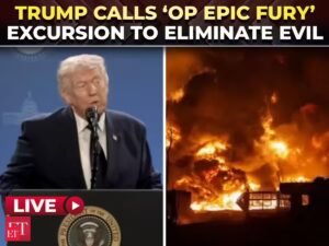 ‘Op Epic Fury é apenas uma excursão de curta duração’: Trump reverte seu caso sobre a guerra no Irã | O que isso significa? |AO VIVO – Vídeo do Economic Times