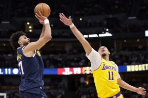 Pontuações dos jogadores do Lakers: LA quebra sequência de vitórias do Nuggets