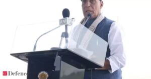 A Índia em breve se tornará autossuficiente em defesa e se tornará um dos países líderes do mundo: Rajnath Singh
