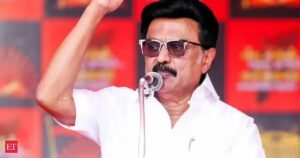 Antes das eleições de Tamil Nadu, MK Stalin apresentou as promessas de desenvolvimento dos “Super Seis” centradas em Chennai.