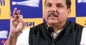 BJP está espalhando rumores de ligações entre Punjab AAP MLAs e Raghav Chadha: Sanjay Singh