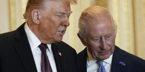 Donald Trump tem tudo a ver com o rei porque sabe que o maior problema da Grã-Bretanha está prestes a acabar