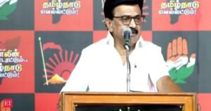 Eleições de Tamil Nadu: o ministro-chefe Stalin acusa Edappadi K Palaniswami de ‘mentir e trapacear’