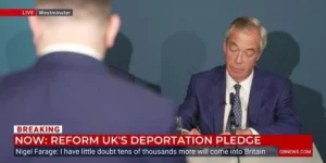 Nigel Farage disse ao GB News que não há como Keir Starmer não ter conhecimento da falha na verificação de Peter Mandelson