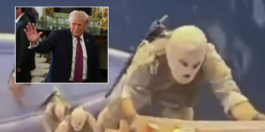 O Irã ameaça invadir Dubai em um clipe de propaganda arrepiante que mostra soldados vestidos com balaclavas agarrando um navio de carga