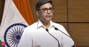 O secretário de Relações Exteriores, Vikram Misri, lançou o Portal de Facilitação Comercial Índia-EUA