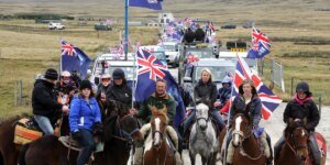 Os habitantes das Ilhas Malvinas enviaram uma mensagem desafiadora à América depois que um memorando vazado do Pentágono deixou a Argentina em frenesi