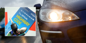 Os motoristas enfrentam uma multa de £ 200 por quebrar as regras de faróis do Código de Trânsito