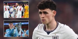 Phil Foden nunca fez isso pela Inglaterra e parece que nunca fará