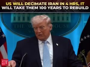 ‘Pontes, centrais eléctricas desaparecem em 4 horas…’: o alerta assustador de Trump ao Irão após o dramático resgate de um piloto – Economic Times Video