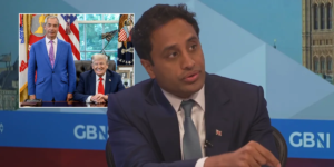 Zia Yusuf defende a amizade de Nigel Farage com Donald Trump depois que Camilla Tominey disse que parecia ‘um pouco embaraçoso’