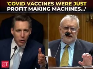 ‘A Big Pharma ganhou bilhões com vacinas!’: Haley lança uma bomba na explosiva audiência do COVID-19 – vídeo do The Economic Times