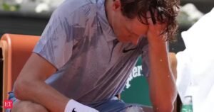 A derrota de Janic Zinner no Aberto da França foi a última de uma série de problemas quentes e úmidos