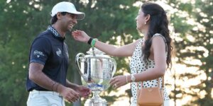 A esposa de Aaron Rai fala sobre o jogador de golfe inglês após sua sublime vitória no PGA Championship
