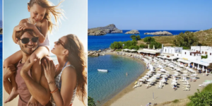 A praia mais barata da Europa fica numa pitoresca ilha grega, onde a temperatura é de 26 °C