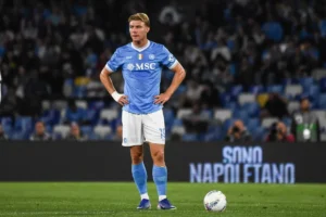 A qualificação do Napoli para o CL desencadeou a mudança de Hojlund