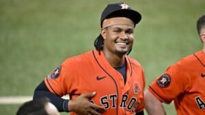 Alimber Santa, do Astros, teve uma estreia única na MLB