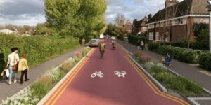 As bicicletas têm precedência sobre os proprietários de carros em estradas movimentadas com a polêmica nova ciclovia de £ 2 milhões