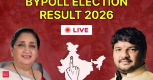 Atualizações ao vivo dos resultados da eleição de 2026: Sunetra Pawar lidera de Baramati de Maharashtra; O BJP assumiu anteriormente a liderança em Gujarat, Karnataka e Tripura