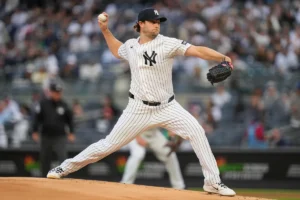 Gerrit Cole lança 6 entradas de shutout para os Yanks após uma ausência de 569 dias e retorna de uma cirurgia no cotovelo