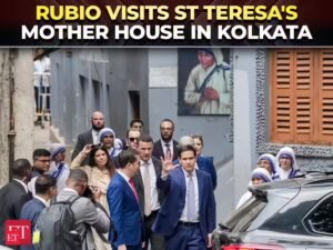 Marco Rubio visita a Casa Mãe de Santa Teresa, um lar infantil em Calcutá – The Economic Times Video