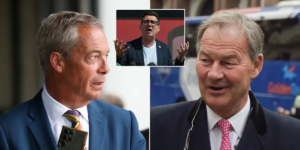Nigel Farage está pedindo um sindicato em Makerfield depois que uma pesquisa sugeriu que Rupert Lowe daria 10 a Andy Burnham.