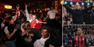O Arsenal conquistou o título da Premier League pela primeira vez em 22 anos após empatar com o Man City