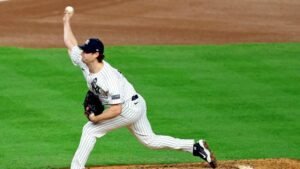 O ás dos Yankees, Gerrit Cole, deslumbrou novamente em sua segunda partida como titular em 2026