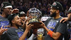 Os Knicks chegaram às finais da NBA pela primeira vez em 27 anos
