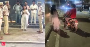 Policial de Hyderabad foge à noite, 40 homens enfrentam assédio em três horas