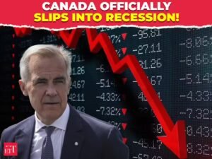 Recessão no Canadá: a economia do Canadá tropeçando! entrando oficialmente em recessão; A lua de mel política de Carney acabou? – Vídeo do Economic Times