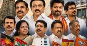 Resultado da eleição de Tamil Nadu 2026: De Kolathur a Trichy East, 10 assentos a serem testados por Stalin, Vijay e EPS.