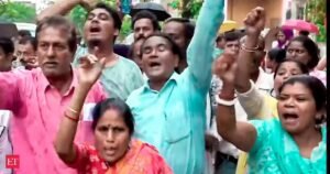 Resultados das eleições em Bengala Ocidental: A mãe de RG Karin do BJP, Ratna Debnath, lidera em Panihati por 5.067 votos.