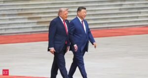 Trump reuniu-se com Xi em Pequim enquanto os líderes iniciavam conversações de alto nível em meio às tensões comerciais e iranianas