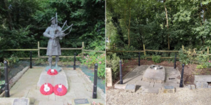 Um memorial aos soldados britânicos que morreram no Dia D foi roubado na França