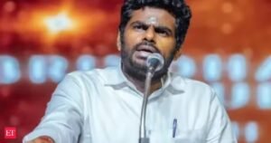 K Annamalai conversa com líderes do BJP; Líderes pedem que ele suspenda planos de saída